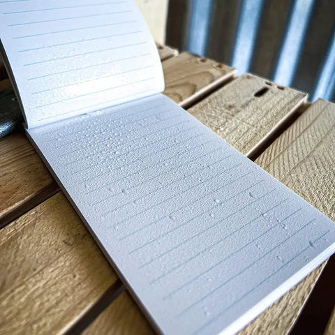 Waterproof Notepads 3"x5" 40 Doublesided Lined Sheets