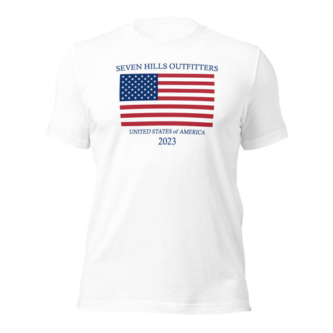 Matching Flag Summer 2023 Unisex Staple T-Shirt - Bella + Canvas 3001