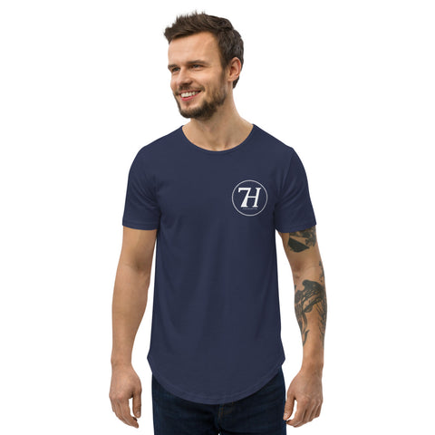 America Men's Curved Hem T-Shirt