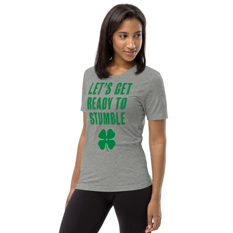Ready To Stumble | St. Patrick's Day | Unisex Tri-Blend T-Shirt - Bella + Canvas 3413